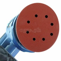 ROSD-100A Pack of 100pcs Assorted Grit Aluminum Oxide 8-Hole Sanding Discs 125mm (5”)