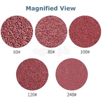 ROSD-100A Pack of 100pcs Assorted Grit Aluminum Oxide 8-Hole Sanding Discs 125mm (5”)