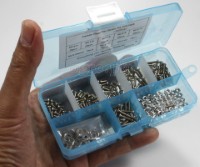 HW028-M2.5 Nickel Plated Pan Head Philips Screws Kit M2.5 Mix