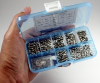 HW028-M3 Nickel Plated Pan Head Philips Screws Kit M3 Mix