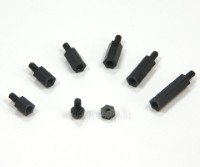 NL16-M3 PCB / Motherboard Black Nylon M-F Standoff Spacer Kit ~ 180pcs M3 Mix