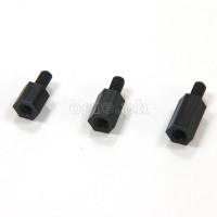 NL16-M3 PCB / Motherboard Black Nylon M-F Standoff Spacer Kit ~ 180pcs M3 Mix