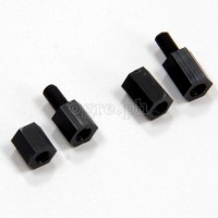 NL24-M3 PCB / Motherboard Black Nylon M-F / F-F Standoff Spacer Kit ~ 180pcs M3 Mix