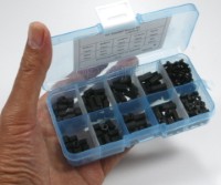 NL24-M3 PCB / Motherboard Black Nylon M-F / F-F Standoff Spacer Kit ~ 180pcs M3 Mix