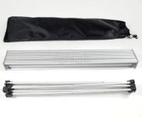 FS-AFTL01 All Aluminum Folding Mini Table Anodized Silver Top (68x46x41cm)