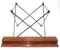 FS-AFTL02 All Aluminum Folding Mini Table Wood Grain Top (68x46x41cm)