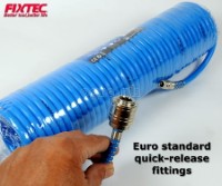 FAH0010 10m Industrial Air Hose with Quick-Release Fittings