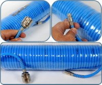 FAH0010 10m Industrial Air Hose with Quick-Release Fittings