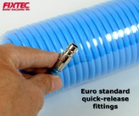 FAH0015 15m Industrial Air Hose with Quick-Release Fittings