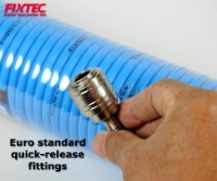 FAH0015 15m Industrial Air Hose with Quick-Release Fittings