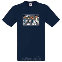 CAC-BTL1 Celebrity Artists Caricature on Soft Premium 100% Cotton Tee  ~ The Beatles Abbey Road