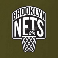 NBA-BKN Brooklyn Nets Logo on Soft Premium 100% Cotton Tee
