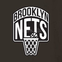 NBA-BKN Brooklyn Nets Logo on Soft Premium 100% Cotton Tee