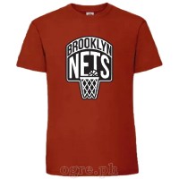 NBA-BKN Brooklyn Nets Logo on Soft Premium 100% Cotton Tee