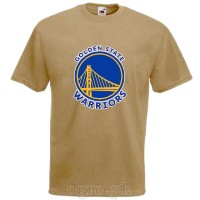 NBA-GSW Golden State Warriors Logo on Soft Premium 100% Cotton Tee