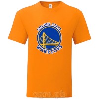 NBA-GSW Golden State Warriors Logo on Soft Premium 100% Cotton Tee