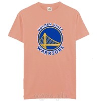 NBA-GSW Golden State Warriors Logo on Soft Premium 100% Cotton Tee
