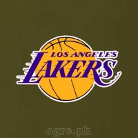 NBA-LAL Los Angeles Lakers Logo on Soft Premium 100% Cotton Tee