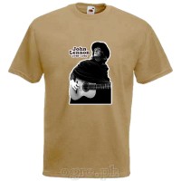 RML-JLN1 Rock Music Legends on Soft Premium 100% Cotton Tee ~ John Lennon