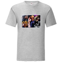 RML-ZEP1 Rock Music Legends on Soft Premium 100% Cotton Tee ~ Jimmy Page/Robert Plant