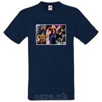 RML-ZEP1 Rock Music Legends on Soft Premium 100% Cotton Tee ~ Jimmy Page/Robert Plant