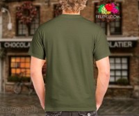 SP-195A Army Green Soft Premium Round Neck Tee 195gsm 100% Cotton