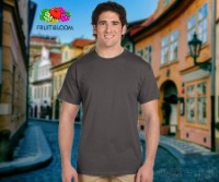 SP-195C Charcoal Soft Premium Round Neck Tee 195gsm 100% Cotton