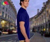 SP-195N Navy Blue Soft Premium Round Neck Tee 195gsm 100% Cotton