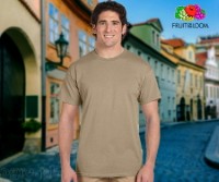 SP-195K Khaki Soft Premium Round Neck Tee 195gsm 100% Cotton