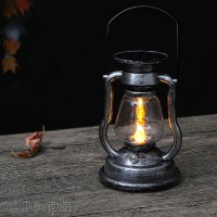 GX-CL023 Classic Design Retro Oil Lamp Solar Rechargeable Hanging LED Lantern