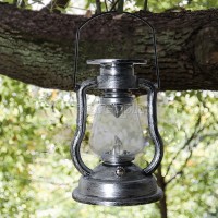 GX-CL023 Classic Design Retro Oil Lamp Solar Rechargeable Hanging LED Lantern