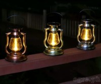 GX-CL023 Classic Design Retro Oil Lamp Solar Rechargeable Hanging LED Lantern