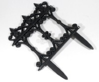 HB826 Pack of 4 Decorative Garden Fences