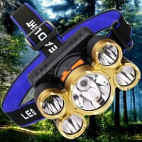 High Power 5-LED Rechargeable Headlamp