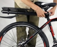 HS-H022A Quick-Connect Seatpost Mount Pannier Luggage Rack with Quick-Connect Side Rail Locks