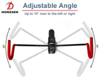 HS-T025 Heavy Duty Foldable Adjustable Wall Mount Bike Hanger