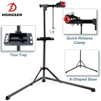 HS-X006R Heavy Duty Bike Repair / Maintenance Stand with Collapsible Bipod Base