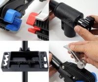 HS-X006R Heavy Duty Bike Repair / Maintenance Stand with Collapsible Bipod Base