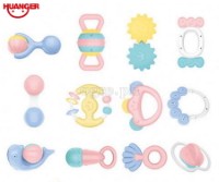HE0129 Baby Teether Rattles with Storage Case (12pcs Set)