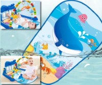 HE0631 Blue Dolphin Piano Fitness Play Mat Set