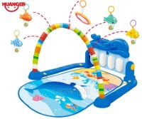 HE0631 Blue Dolphin Piano Fitness Play Mat Set