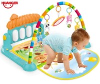 HE0639 Orange Mushroom Piano Fitness Play Mat Set