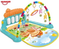 HE0639 Orange Mushroom Piano Fitness Play Mat Set
