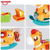 HE8024-HE8025 Music Pony Xylophone (HE8024 Yellow / HE8025 Orange)