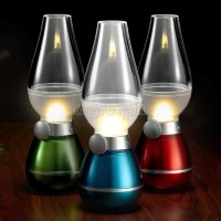 YLL003 Classic Design Blow Control Oil Lamp USB Rechargeable Night Light