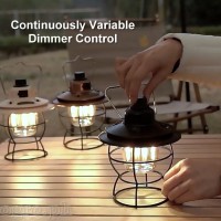 YLL0331 Classic Design Retro Barn Lamp USB Rechargeable Dimmable Hanging LED Lantern