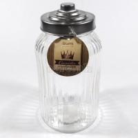362206 Airtight Storage Jar with Screw-On Stainless Steel Lid 1.3L