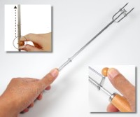 FQ-BQ603 43cm (17”) Barbecue Fork with Push-to-Release Handle