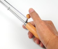 FQ-BQ603 43cm (17”) Barbecue Fork with Push-to-Release Handle