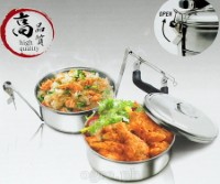 MXQ-5 Stainless Steel Portable 2-Layer Food Container
